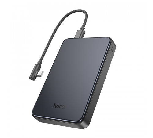 Зовнішній акумулятор HOCO J170 Starlight 22.5W+PD20W fully compatible power bank with cable(10000mAh) Metal Gray (6942007672696)