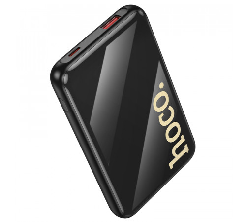 Зовнішній акумулятор HOCO Q37 Graceful 22.5W+PD20W power bank with two cables(10000mAh) Black (6942007644914)