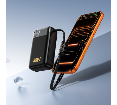 Зовнішній акумулятор HOCO Q53 Skillful PD65W power bank(12000mAh) Black (6942007672597)