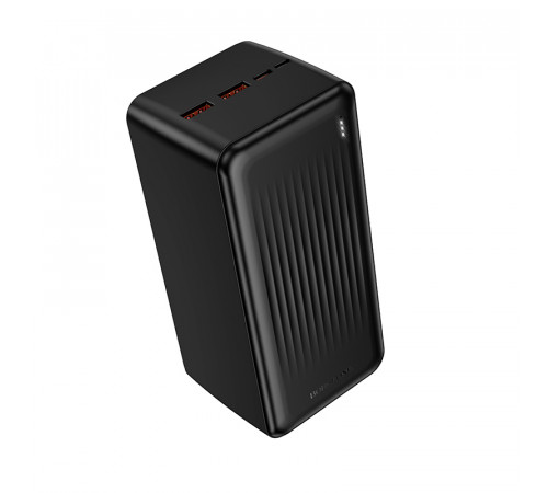 Зовнішній акумулятор BOROFONE BJ80C Clever 22.5W+PD20W fully compatible power bank(50000mAh) Black (6941991121654)