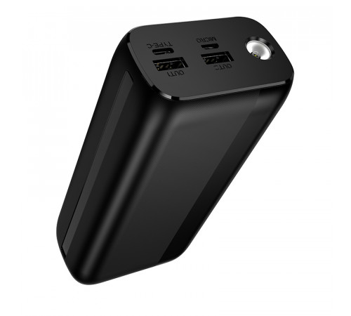 Зовнішній акумулятор BOROFONE BJ86A Victoria power bank(30000mAh) Black (6941991126475)
