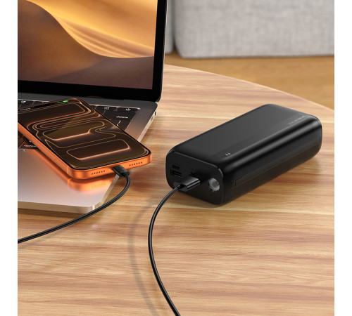 Зовнішній акумулятор BOROFONE BJ86A Victoria power bank(30000mAh) Black (6941991126475)
