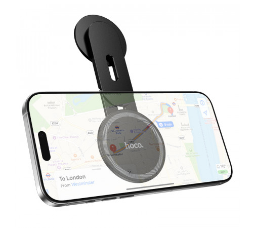Автотримач для телефона HOCO H93 Stable magnetic case screen holder(display screen) Black (6942007663878)