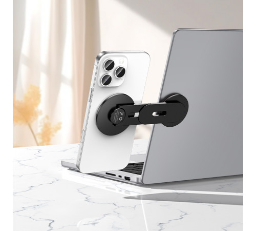 Автотримач для телефона HOCO H93 Stable magnetic case screen holder(display screen) Black (6942007663878)