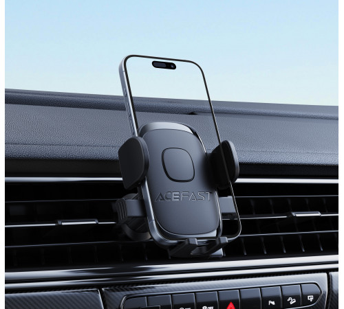 Автотримач для телефона ACEFAST D56 one-key lock car holder for air vent Black (6974316284710)