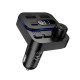 АЗП з FM-модулятором BOROFONE BC61 Ocean 45W(1A1C) car BT FM transmitter Black (6941991125126)