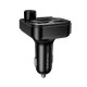 АЗП з FM-модулятором BOROFONE BC61 Ocean 45W(1A1C) car BT FM transmitter Black (6941991125126)