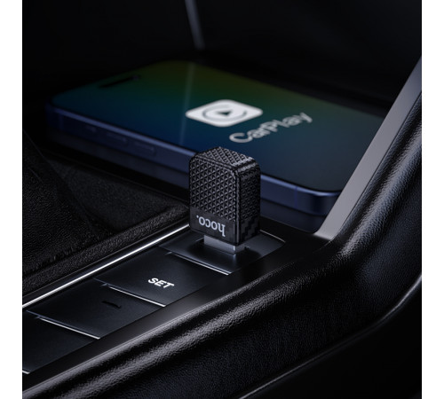 Адаптер CarPlay HOCO HU3 Tony car wireless CarPlay adapter Black (6942007673310)