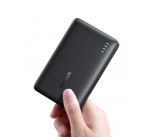 Зовнішній акумулятор Baseus EnerFill FP21 Power Bank 10000mAh 22.5W Cosmic Black (Includes Simple Type-C to Type-C Cable 20V/3A 30cm Black) (P1008210D123-00)