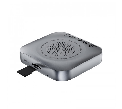 Адаптер ACEFAST QC2 AI Box CarPlay wireless adapter for car Metal Gray (6974316285830)