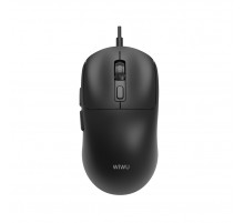 Маніпулятор миша дротова WIWU USB2.0 Wired Mouse WM111 Black (6977703656879)
