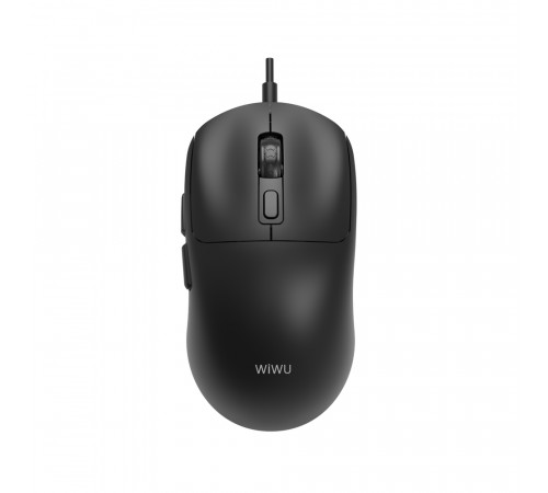 Маніпулятор миша дротова WIWU USB2.0 Wired Mouse WM111 Black (6977703656879)