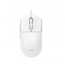 Маніпулятор миша дротова WIWU USB2.0 Wired Mouse WM111 White (6977703656886)