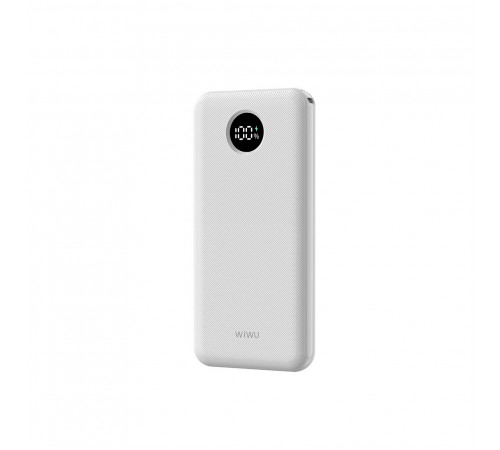 Зовнішній акумулятор WIWU Essen power bank 22.5W 10000mAh PN03 (3C) White (6977703650129)