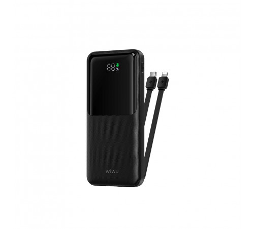 Зовнішній акумулятор WIWU Essen power bank 22.5W 10000mAh Wi-P081 (3C) Black (6977703658583)