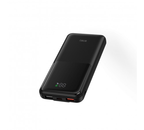 Зовнішній акумулятор WIWU Essen power bank 22.5W 10000mAh Wi-P081 (3C) Black (6977703658583)