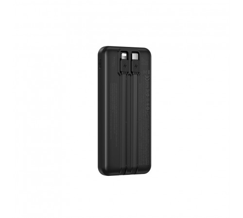 Зовнішній акумулятор WIWU Essen power bank 22.5W 10000mAh Wi-P081 (3C) Black (6977703658583)
