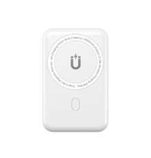 Зовнішній акумулятор WIWU Snap Cube- Magnetic Wireless Charger Power Bank  10000mAh SC1000WHT (3C) White (6973218947020)