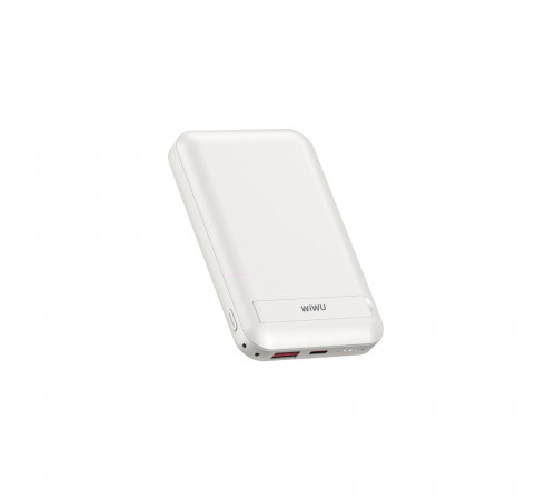 Зовнішній акумулятор WIWU Snap Cube- Magnetic Wireless Charger Power Bank  10000mAh SC1000WHT (3C) White (6973218947020)