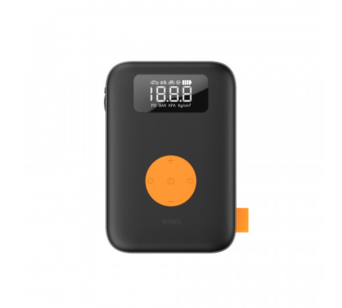 Автомобільний насос WIWU Portable Cordless Tire inflator Wi-Ai003 Black (6977703650792)