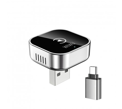 Адаптер WIWU CarPlay Adapter Wi-CP003 Silver (6976975619643)