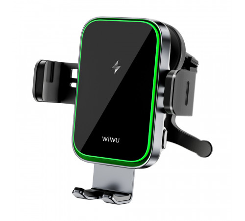 Автотримач для телефона з БЗП WIWU FREELANDER Car Wireless Charger CH-313 Black (6976195097351)