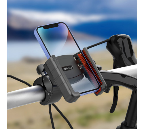 Вело/Мото тримач для телефона WIWU Wi-ZC002 Journey Series Bicycle Holder Black (6976975614839)