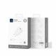 Мережевий зарядний пристрій з кабелем WIWU 2.4A Essen GaN Fast Charger Combo with A-M cable Wi-G023 A-M EU White (6977703655964)