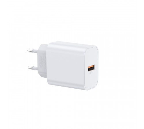 Мережевий зарядний пристрій з кабелем WIWU 2.4A Essen GaN Fast Charger Combo with A-M cable Wi-G023 A-M EU White (6977703655964)