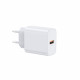 Мережевий зарядний пристрій з кабелем WIWU 2.4A Essen GaN Fast Charger Combo with A-M cable Wi-G023 A-M EU White (6977703655964)