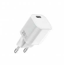 Мережевий зарядний пристрій WIWU 20W Cube GaN Fast Charger 1C Wi-G014 EU White (6977703654486)