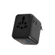 Мережевий фільтр WIWU 25W Warrior GaN Universal Adapter 2C1A Wi-UA011 Black (6977703656626)