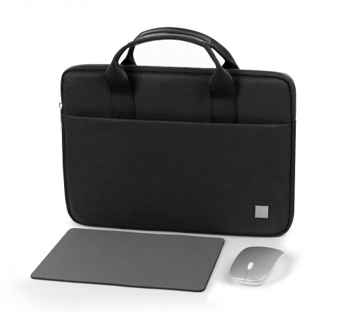 Комплект 3 в 1 (сумка, миша, килимок) WIWU 15.6" Genius Combo Set Black (6976195095845)