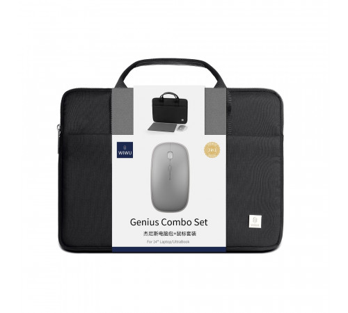 Сумка WIWU 15.6" Genius Combo Set Black (6976195095845)