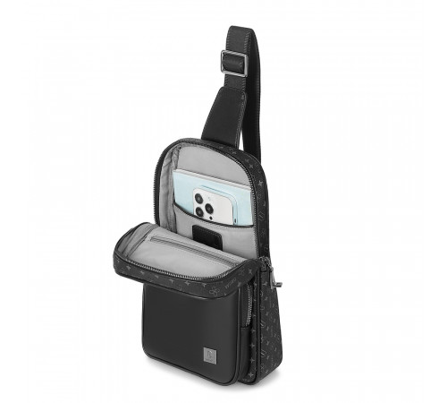 Сумка WIWU Master Fingerprint Lock Crossbody Bag Black (6976195096064)
