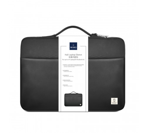 Сумка WIWU 16" Hali Laptop Sleeve Black (6976195094718)