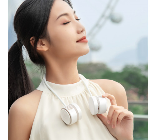 Вентилятор WIWU Twins Neck Fan Wi-FS014 White (6977703655186)