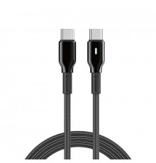 Кабель WIWU 60W Duralink Series Nylon Braided Cable 
Wi-C075 C-C 1M (6977703654714)