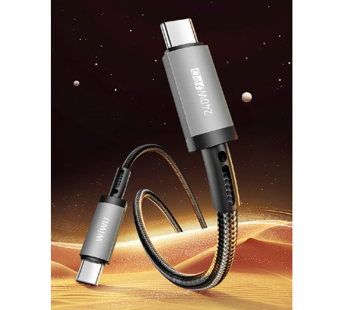 Кабель WIWU 60W Titanlink Series Charging Cable 
1M Wi-C057 C-C (6977703654264)