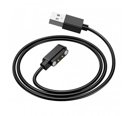 Бездротовий зарядний пристрій для смарт-годинника HOCO Y34/Y37/Y41 Smart sports watch charging cable Black (6942007662727)