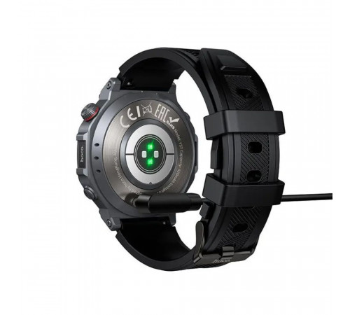 Бездротовий зарядний пристрій для смарт-годинника HOCO Y34/Y37/Y41 Smart sports watch charging cable Black (6942007662727)