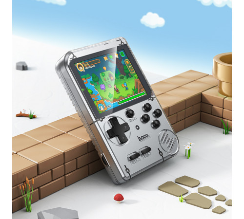 Портативна ігрова консоль HOCO GA40 Brilliant vertical screen handheld game console Gray (6942007673051)