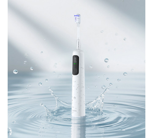 Електрична зубна щітка HOCO HP64 Acoustic wave electric toothbrush White (6942007672788)