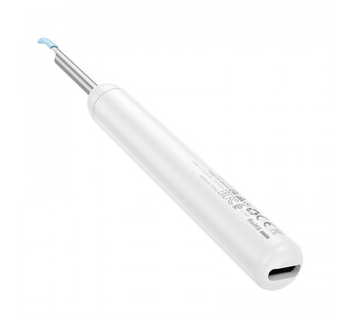 Інструмент для чищення вух з камерою HOCO HP65 130 mAh Ears cleaning tool with camera White (6942007672733)