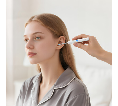 Інструмент для чищення вух з камерою HOCO HP65 130 mAh Ears cleaning tool with camera White (6942007672733)