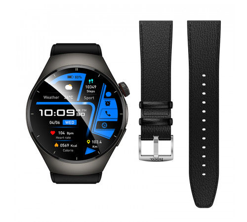 Смарт-годинник HOCO Y40 38mm. 315 mAh. IP67  Smart watch(call version) Black (6942007672078)