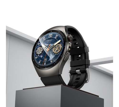 Смарт-годинник HOCO Y40 38mm. 315 mAh. IP68  Smart watch(call version) Black (6942007672078)