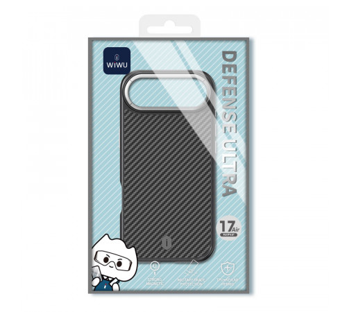 Чохол WIWU Defense Ultra DCC-205 for iP17 Air 6.6" Black (6977703658385)
