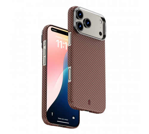 Чохол WIWU ARAMID ARMOR DCC-208 for iP17 Air 6.6" Orange & Gold (6979107511297)