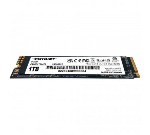 Накопичувач SSD M.2 Patriot P410 1TB NVMe 2280 PCIe Gen4 x4 5000/4500 TLC (P410P1TBM28H)